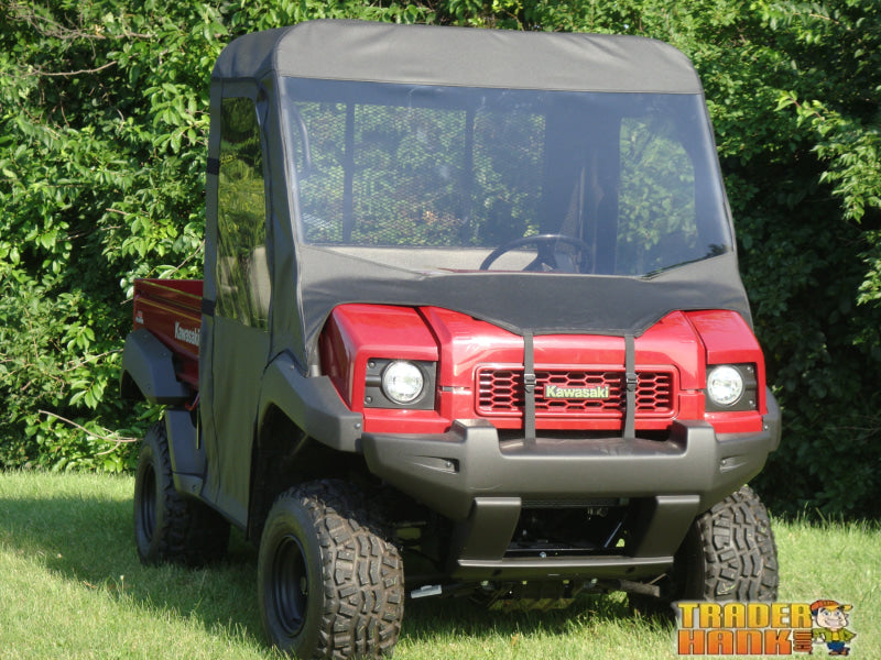 Kawasaki Mule 4000/4010 - Full Cab Enclosure with Vinyl Windshield | UTV Accessories - Free shipping