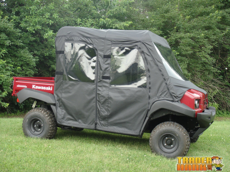 Kawasaki Mule 4000/4010 Trans - Full Cab Enclosure with Vinyl Windshield | UTV Accessories - Free shipping