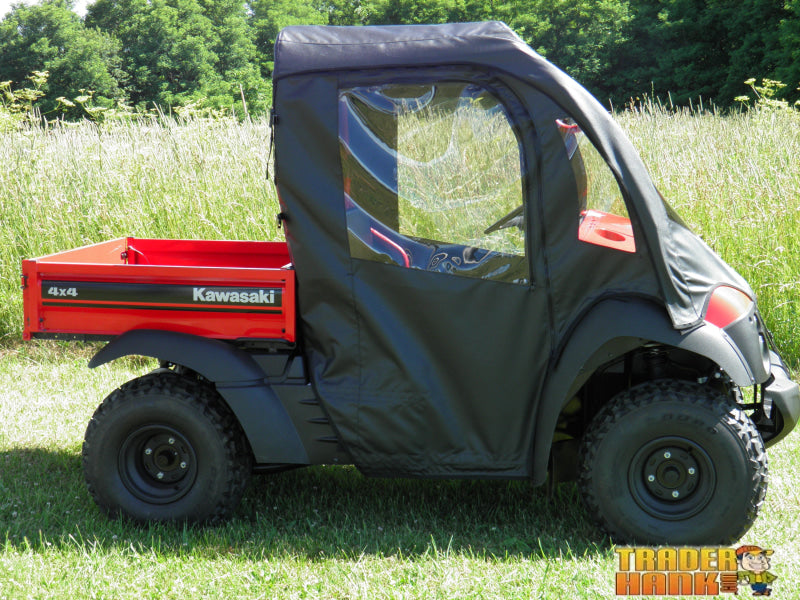 Kawasaki Mule 600/610 - Full Cab Enclosure with Vinyl Windshield | UTV Accessories - Free shipping
