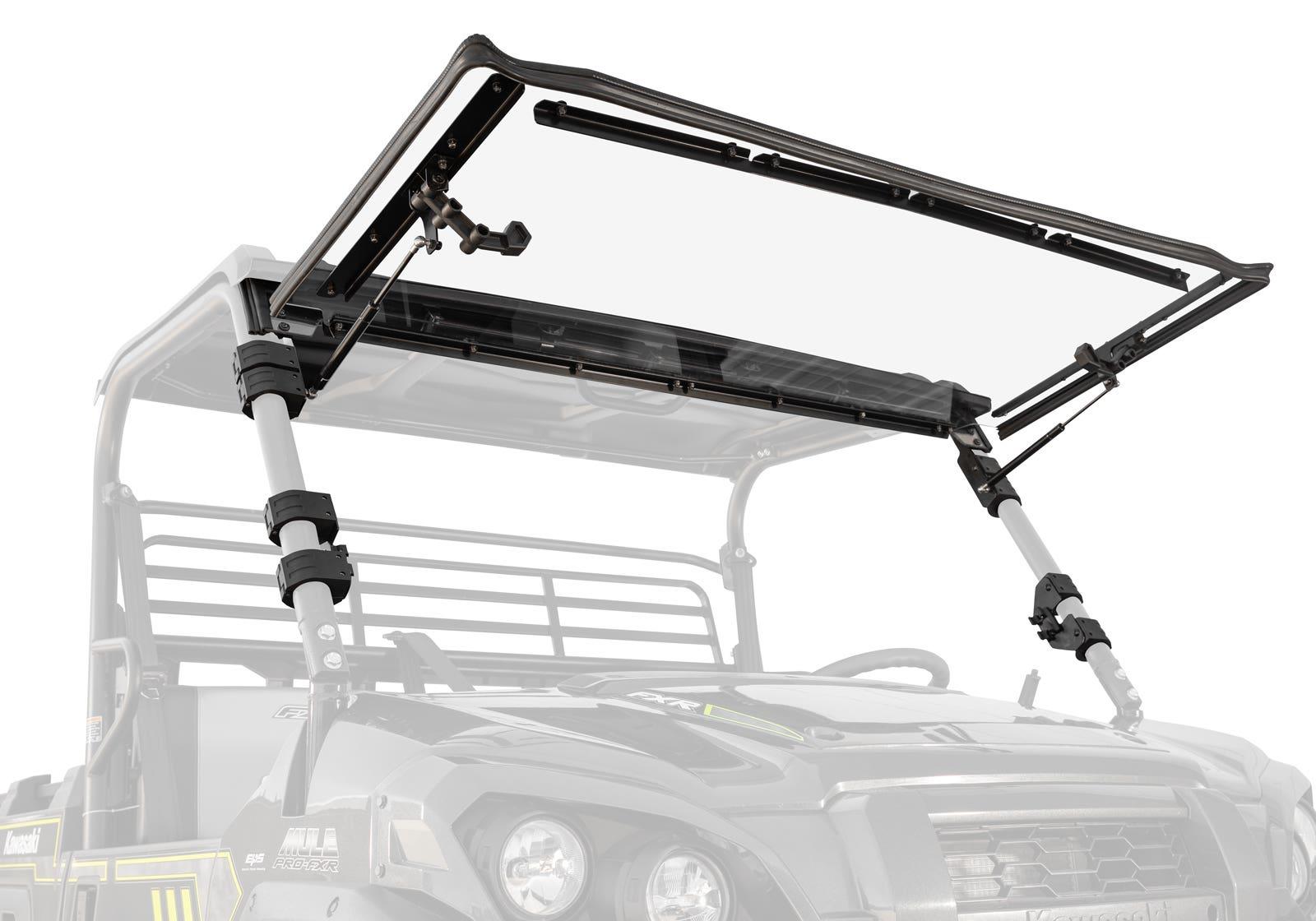 Kawasaki Mule Pro Scratch Resistant Flip Windshield