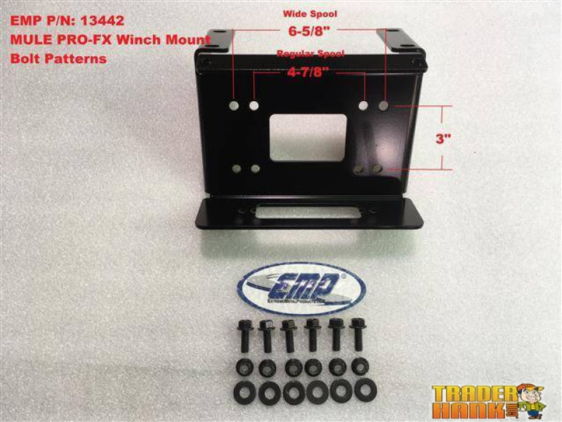 Kawasaki MULE PRO-FX/FXT Winch Mount | UTV ACCESSORIES - Free Shipping