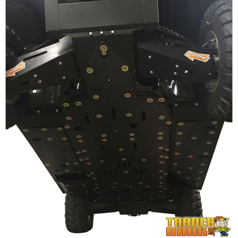 Kawasaki Mule Pro FXT Ricochet 10-Piece Complete Aluminum or UHMW Skid Plate Set | Free shipping