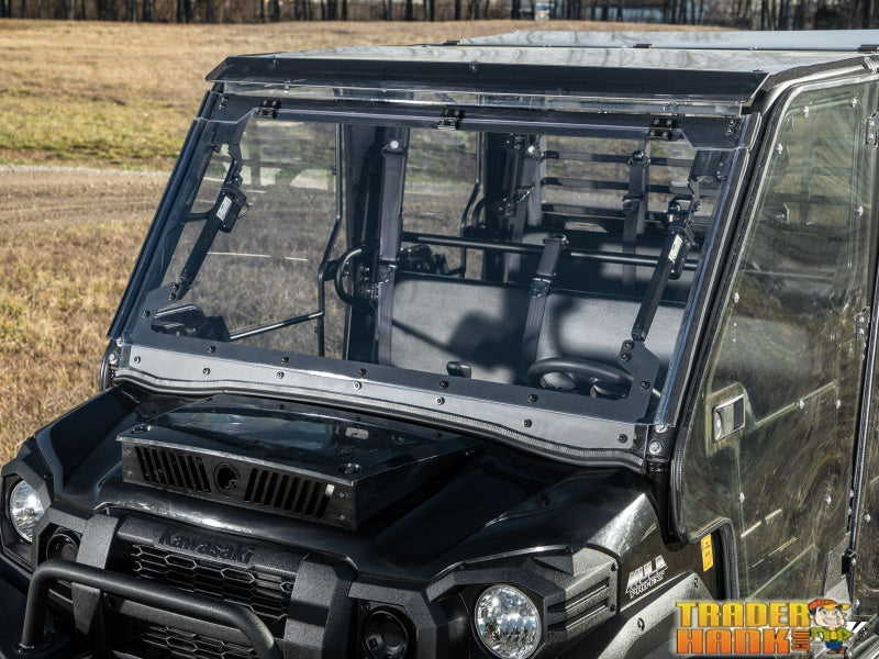 Kawasaki Mule Pro MaxDrive Power Flip Windshield | UTV Accessories - Free shipping