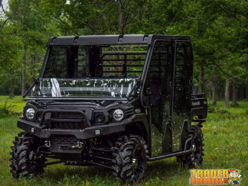 Kawasaki Mule Pro Scratch Resistant Flip Down Windshield | SUPER ATV WINDSHIELDS - Free Shipping