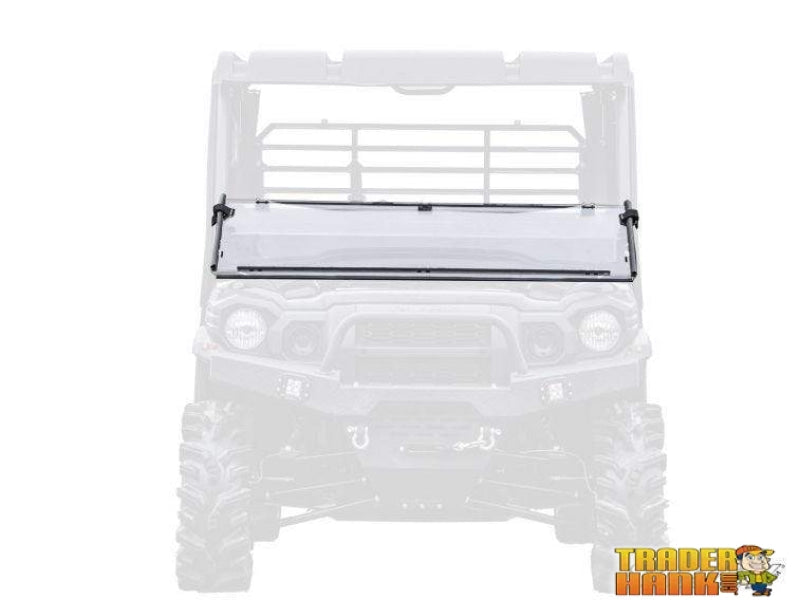 Kawasaki Mule Pro Scratch Resistant Flip Down Windshield | Free shipping