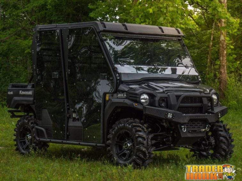 Kawasaki Mule Pro Scratch Resistant Flip Down Windshield | Free shipping