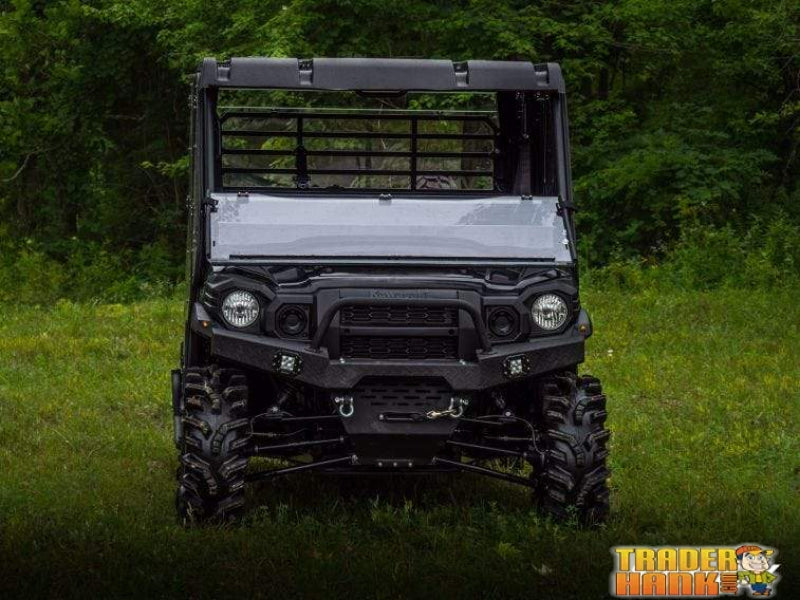 Kawasaki Mule Pro Scratch Resistant Flip Down Windshield | SUPER ATV WINDSHIELDS - Free Shipping