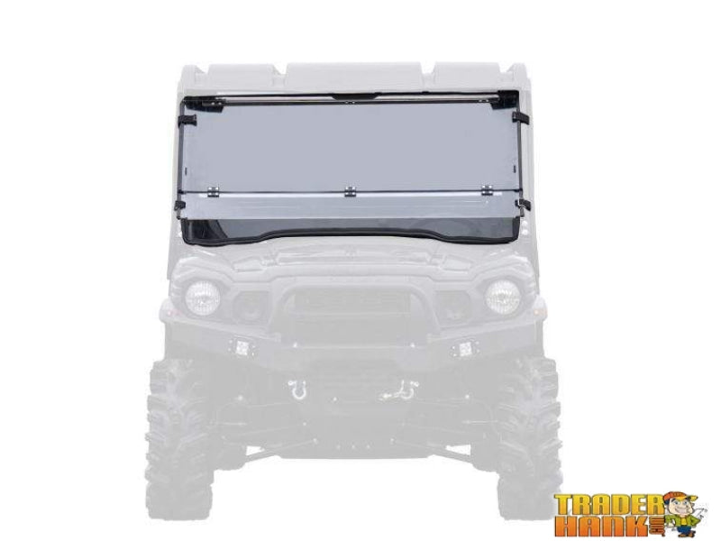 Kawasaki Mule Pro Scratch Resistant Flip Down Windshield | SUPER ATV WINDSHIELDS - Free Shipping