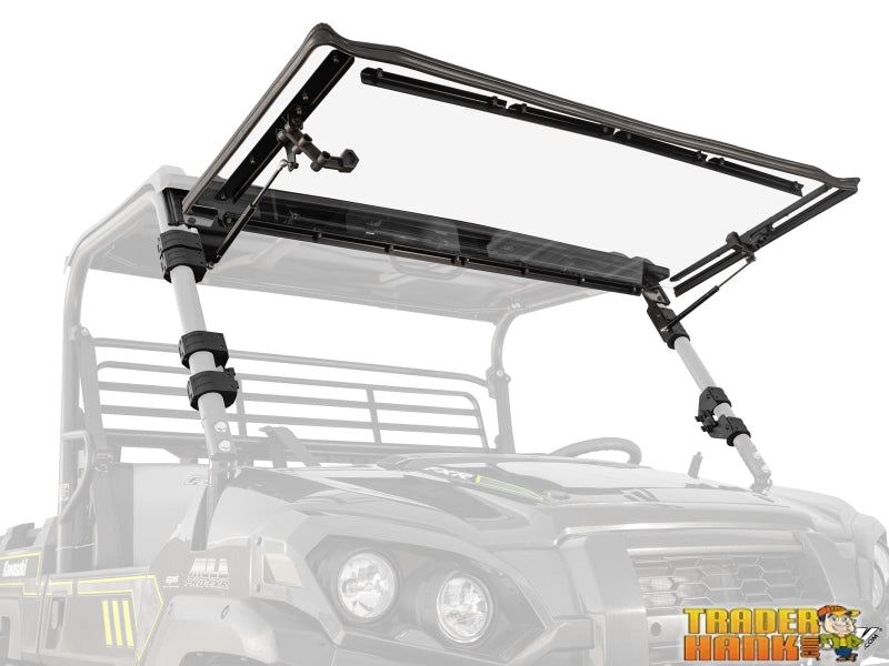 Kawasaki Mule Pro Scratch Resistant Flip Windshield | Free shipping