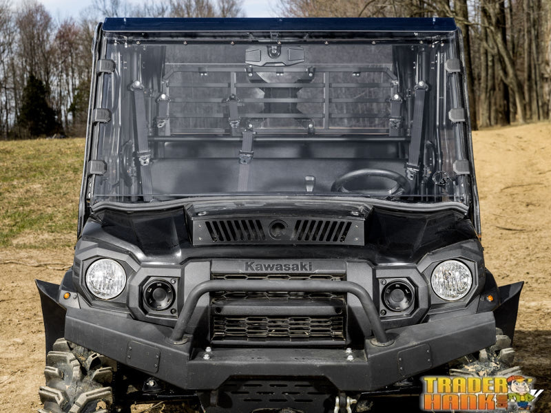 Kawasaki Mule Pro Scratch-Resistant Full Windshield | UTV Accessories - Free shipping