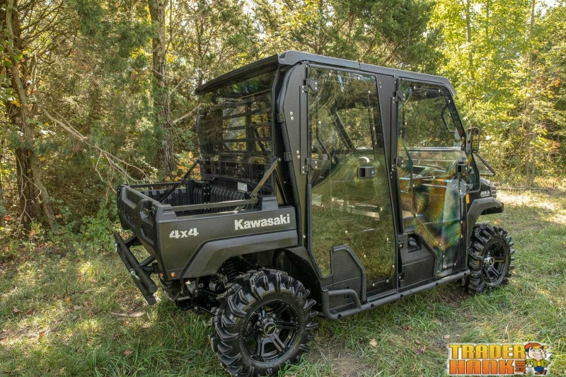 Kawasaki Mule Pro Scratch-Resistant Rear Windshield | Free shipping