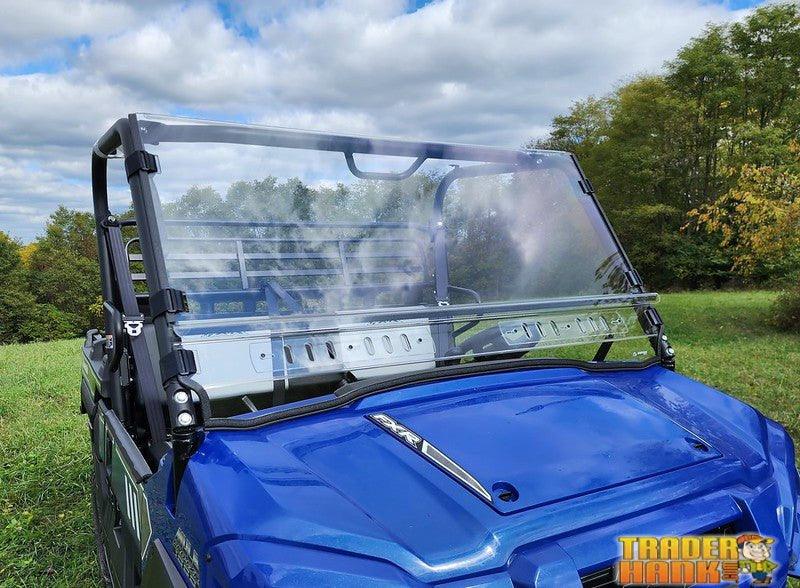 Kawasaki Pro FXR - 2 Pc Scratch-Resistant Windshield with Vent/Clamp Options | UTV Accessories - Free shipping