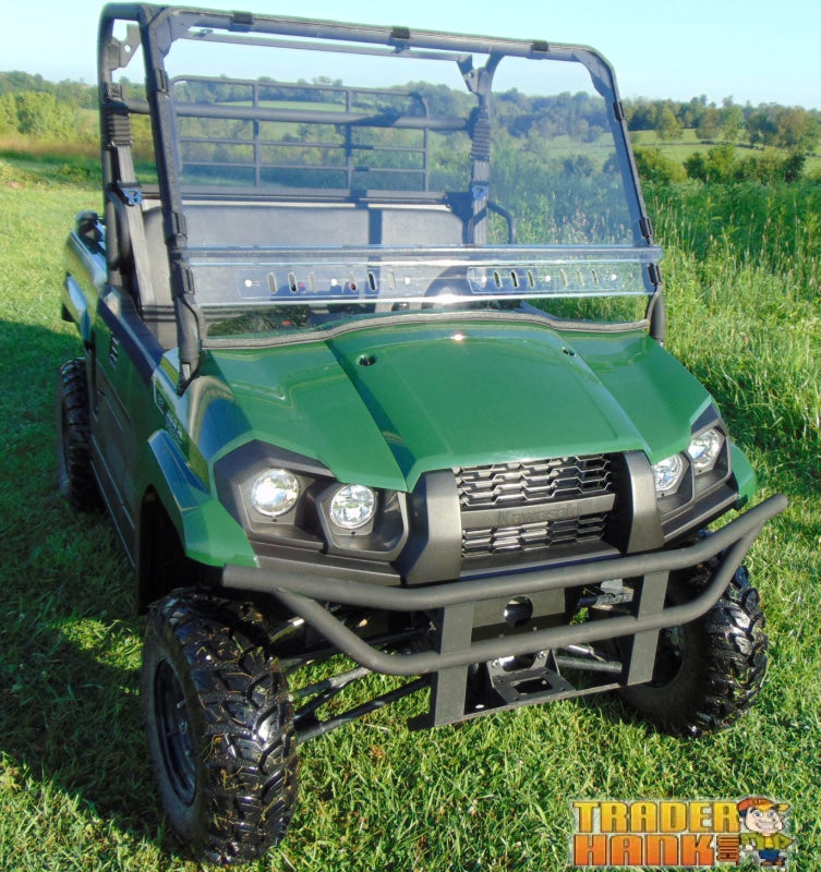 Kawasaki Pro-MX - 2 Pc Windshield with Clamp Vent and Hard Coat Options | UTV Accessories - Free shipping