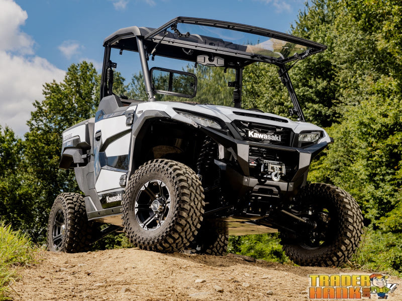 Kawasaki Ridge Scratch-Resistant Flip Windshield | Free shipping