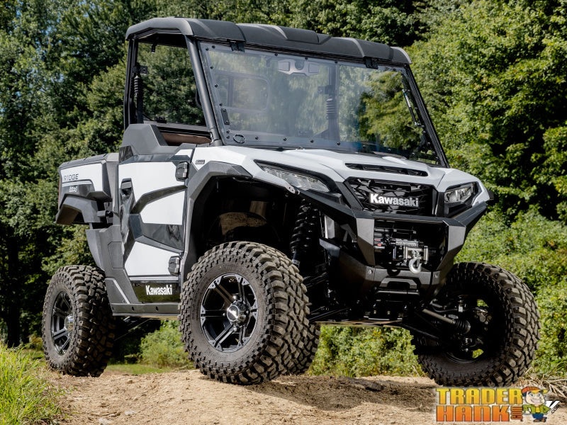 Kawasaki Ridge Scratch-Resistant Flip Windshield | Free shipping
