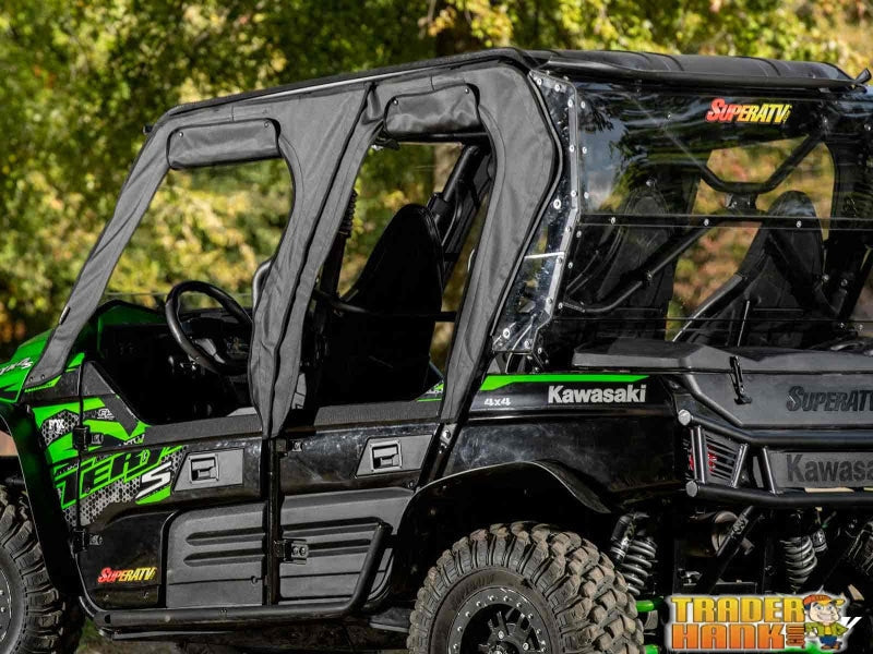 Kawasaki Teryx 4 Primal Soft Cab Enclosure Upper Doors | UTV Accessories - Free shipping