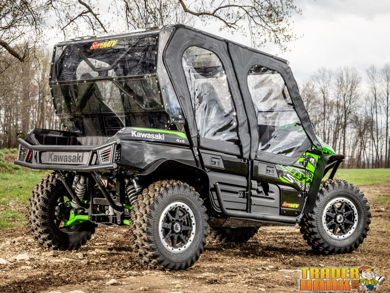 Kawasaki Teryx 4 Primal Soft Cab Enclosure Upper Doors | UTV Accessories - Free shipping