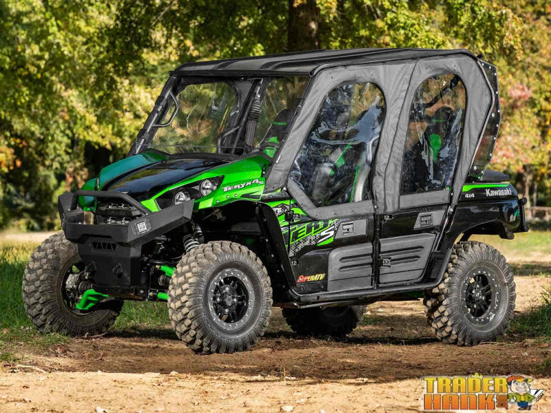Kawasaki Teryx 4 Primal Soft Cab Enclosure Upper Doors | UTV Accessories - Free shipping