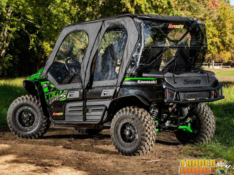 Kawasaki Teryx 4 Primal Soft Cab Enclosure Upper Doors | UTV Accessories - Free shipping
