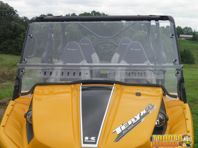 Kawasaki Teryx 4-Seater - 1 Pc Vented General-Purpose Windshield | UTV Accessories - Free shipping