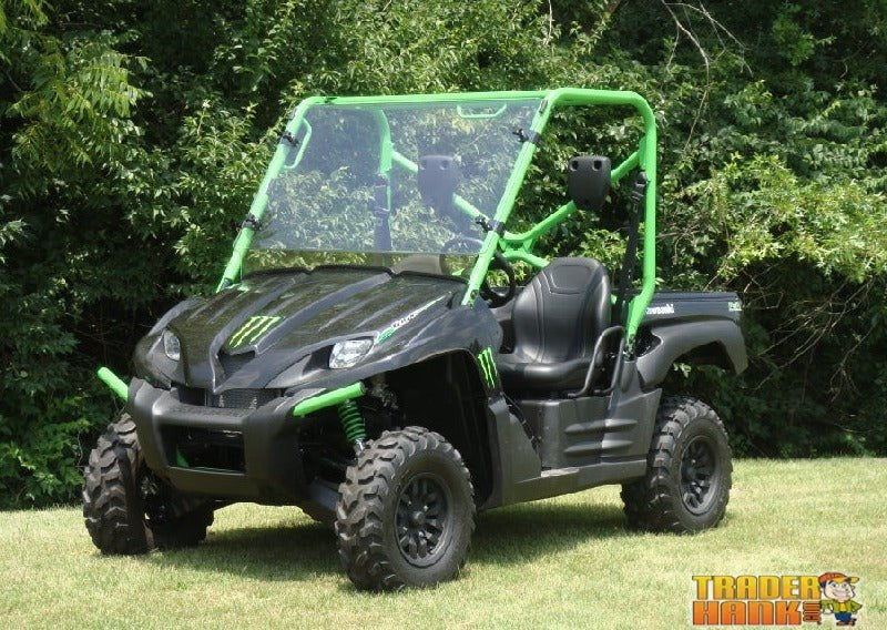 Kawasaki Teryx 750 - 2 Pc Vented Scratch-Resistant Windshield | UTV Accessories - Free shipping