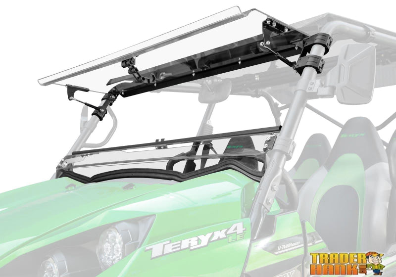 Kawasaki Teryx 750 / 800 Scratch Resistant Flip Windshield | UTV Accessories - Free shipping
