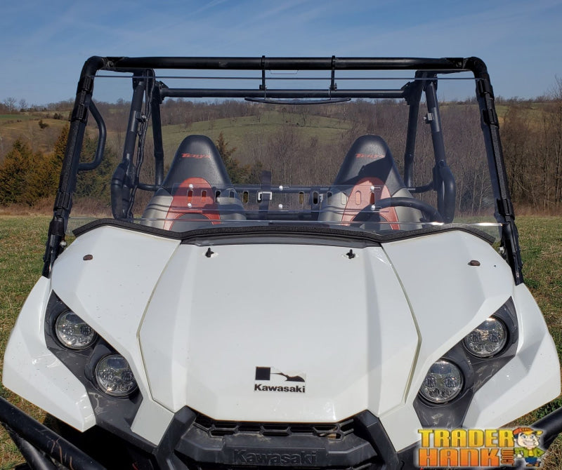 Kawasaki Teryx 800 - 1 Pc Windshield w/Clamp Vent and Hard Coat Options | UTV Accessories - Free shipping