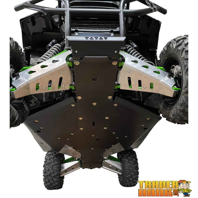 Kawasaki Teryx 800 & Teryx 4 ’S’ Model Ricochet 12-Piece Complete Aluminum or UHMW Skid Plate Set | Free shipping