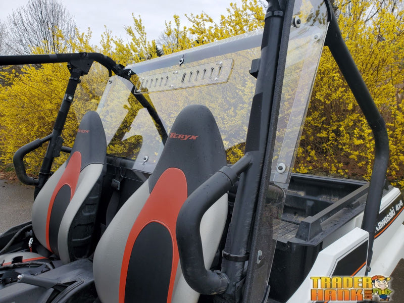 Kawasaki Teryx 800 - Lexan Back Panel with Vent and Soft Lower Panel Options | UTV Accessories - Free shipping