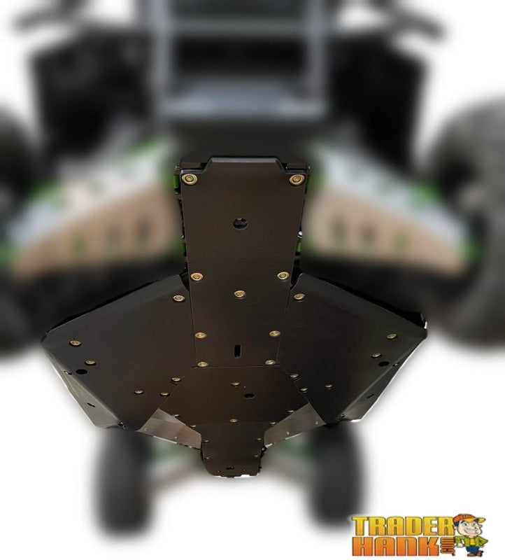 Kawasaki Teryx 800 S & Teryx4 S Ricochet 8-Piece Full Frame Skid Plate Set with Frame Extensions | UTV Skid Plates - Free shipping
