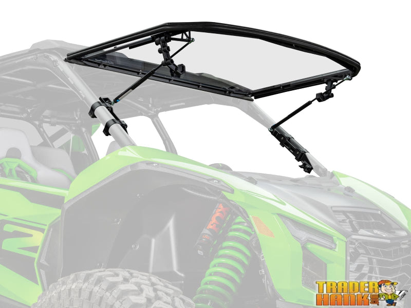 Kawasaki Teryx H2 Scratch-Resistant Flip Windshield | UTV Accessories - Free shipping