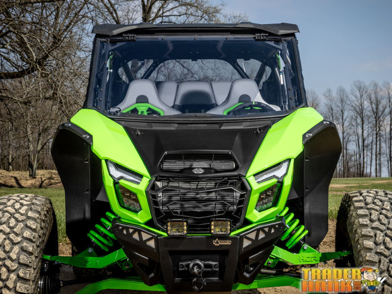 Kawasaki Teryx H2 Scratch-Resistant Flip Windshield | UTV Accessories - Free shipping