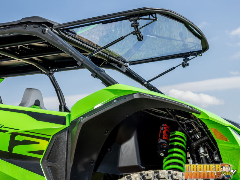 Kawasaki Teryx H2 Scratch-Resistant Flip Windshield | UTV Accessories - Free shipping
