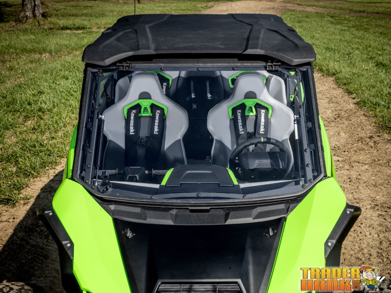 Kawasaki Teryx H2 Scratch-Resistant Flip Windshield | UTV Accessories - Free shipping