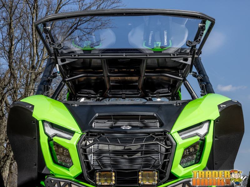 Kawasaki Teryx H2 Scratch-Resistant Flip Windshield | UTV Accessories - Free shipping