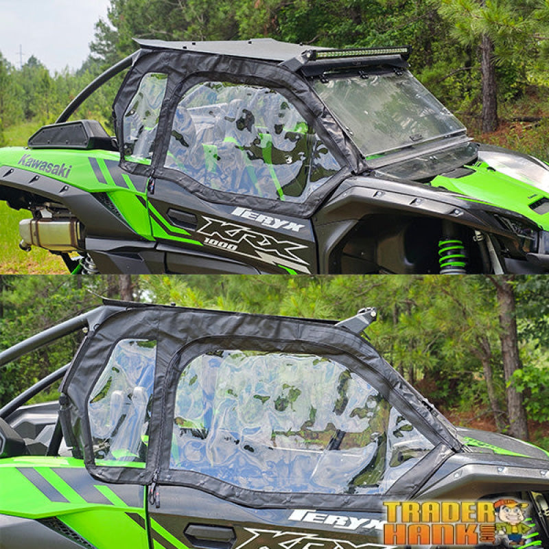 Kawasaki Teryx KRX 1000 Soft Door Kit with Zipper