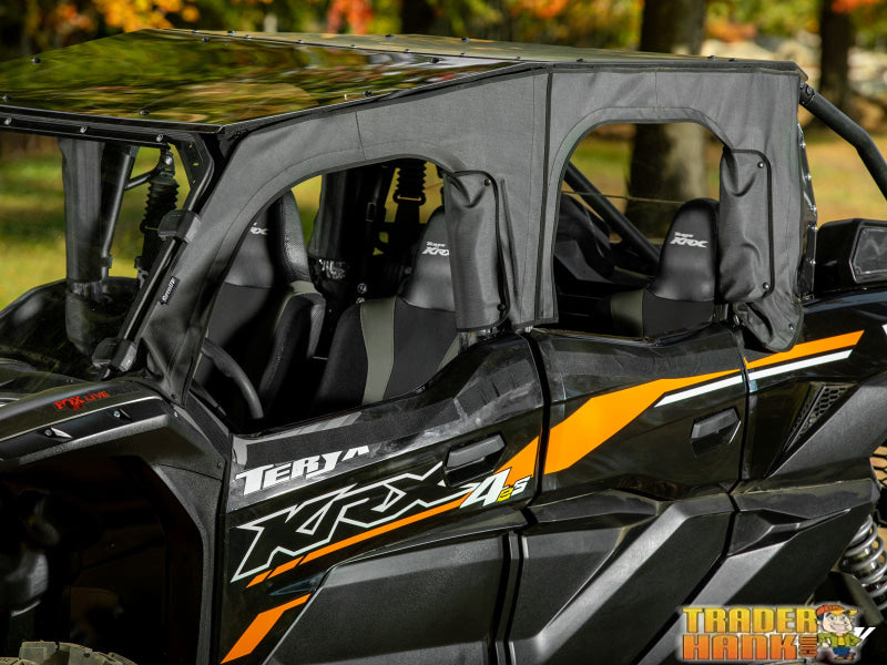 Kawasaki Teryx KRX 4 1000 Primal Soft Cab Enclosure Upper Doors | UTV Accessories - Free shipping