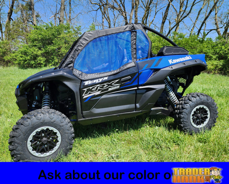 Kawasaki Teryx KRX - Upper Doors with Mesh Windows | UTV Accessories - Free shipping