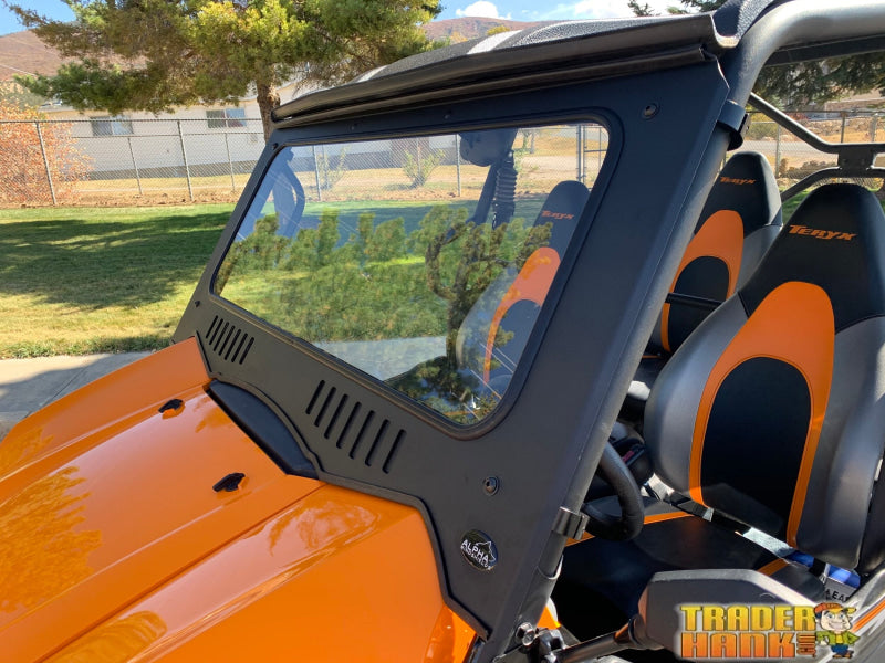 Kawasaki Teryx Vented Laminated Glass Windshield | Free shipping