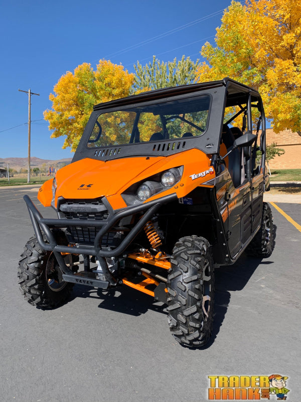 Kawasaki Teryx Vented Laminated Glass Windshield | Free shipping
