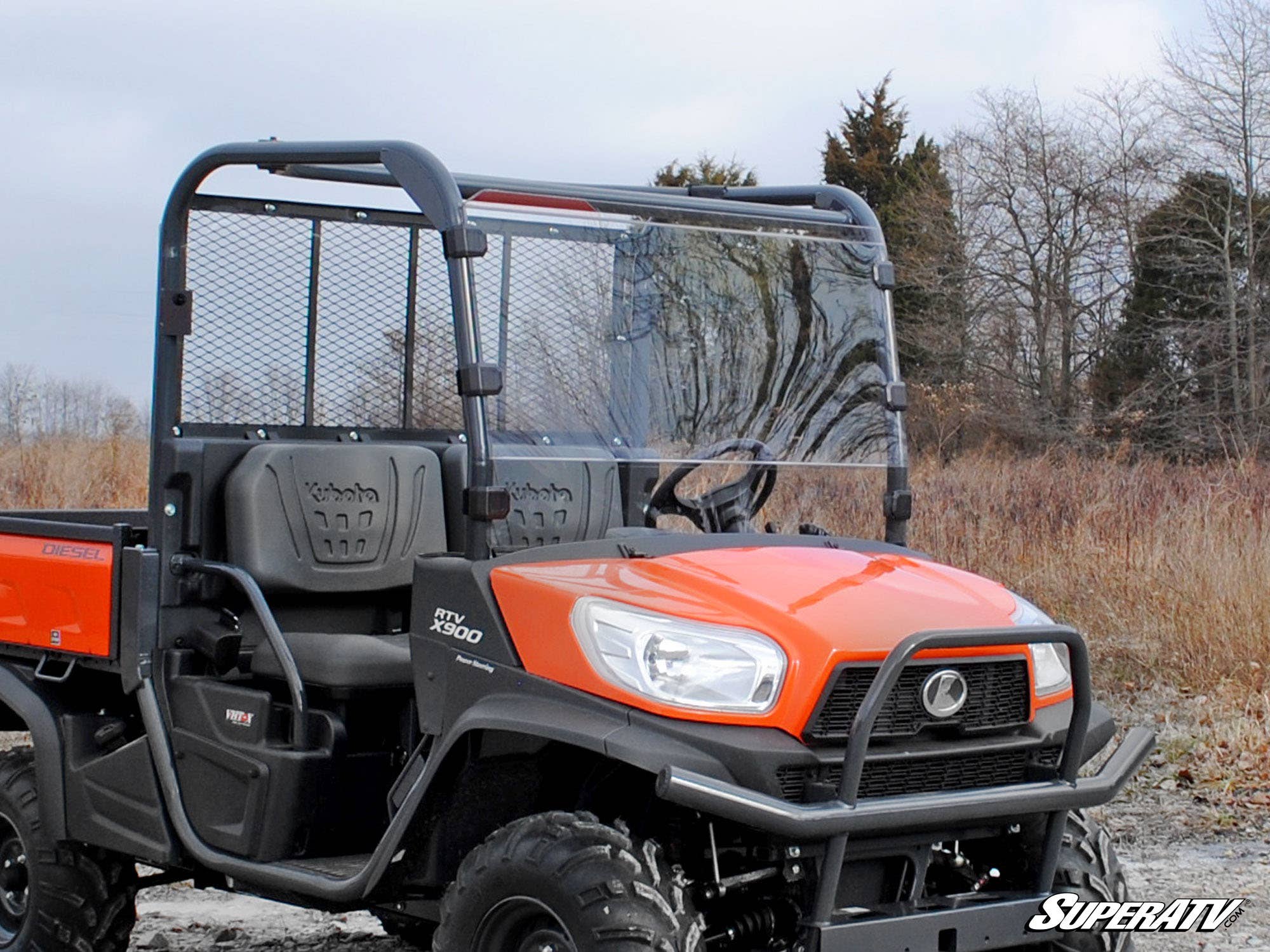 Kubota RTV Scratch Resistant Full Windshield