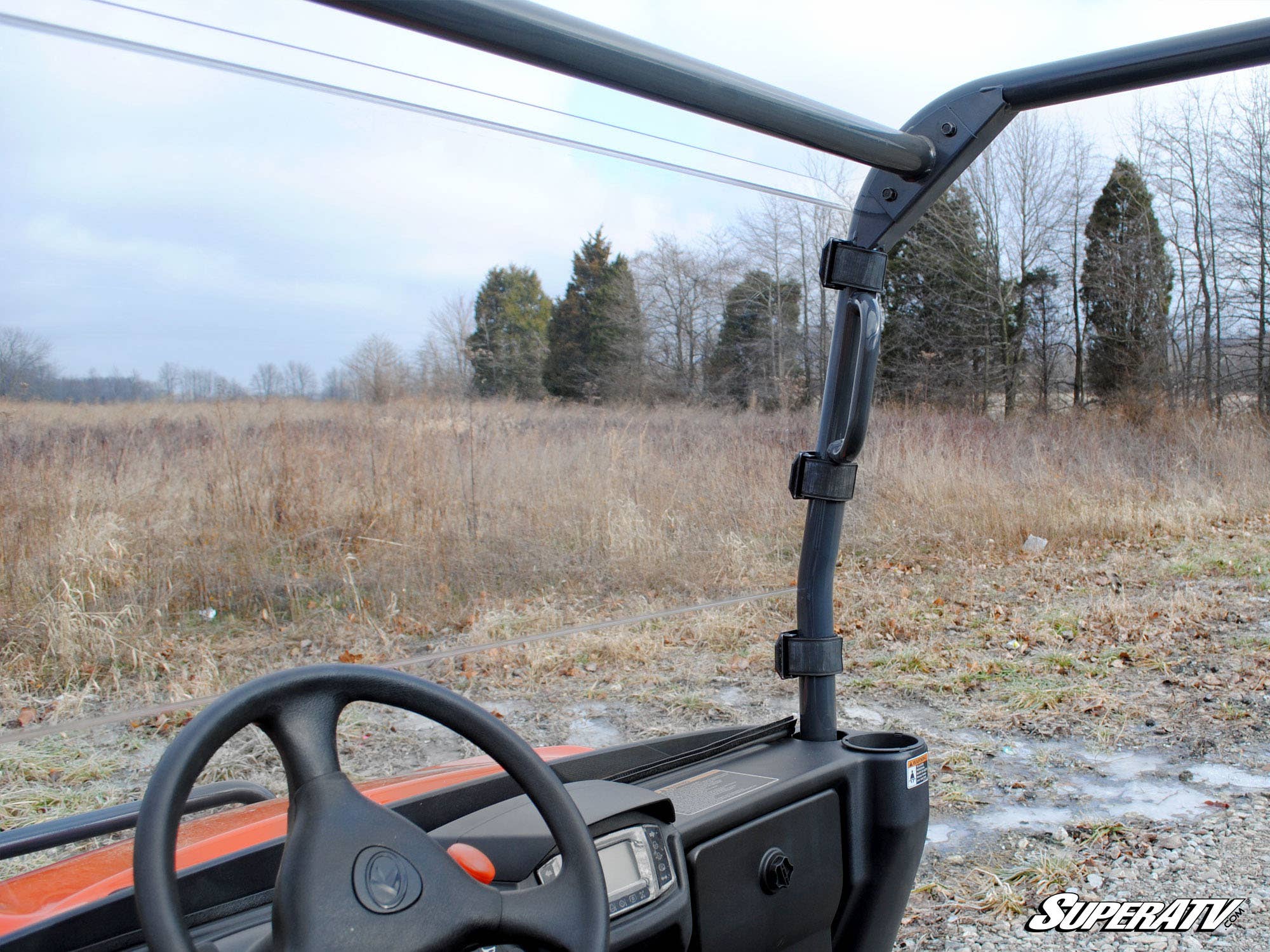 Kubota RTV Scratch Resistant Full Windshield