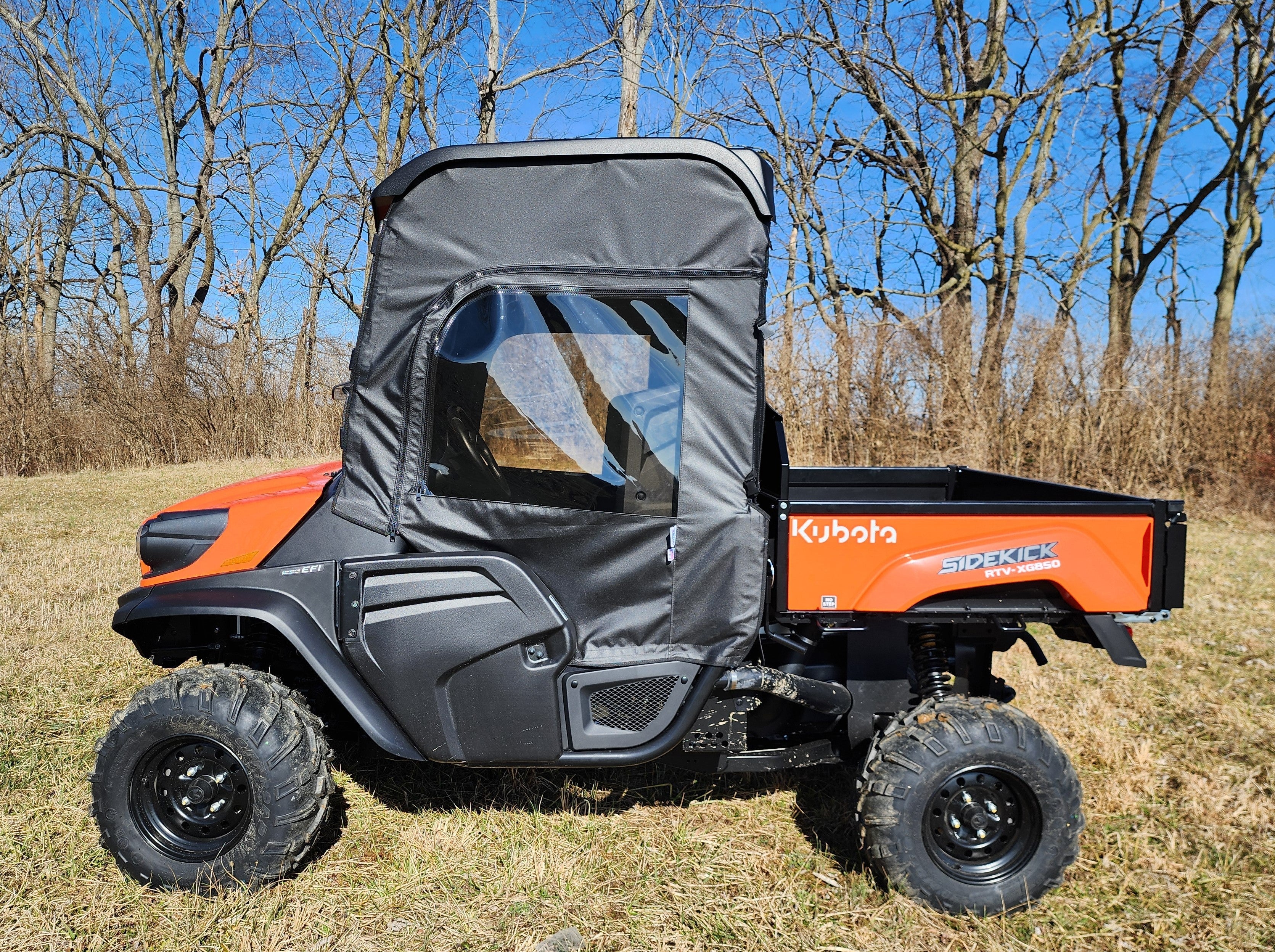 Y♦789 タコタロウ Kubota RTV XG850 (Sidekick) - Door/Rear Window Combo (Half Doors)