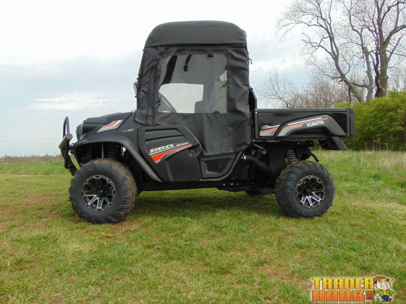 Kubota RTV XG850 (Sidekick) - Full Cab Enclosure for Hard Windshield (Half Doors) | UTV Accessories - Free shipping