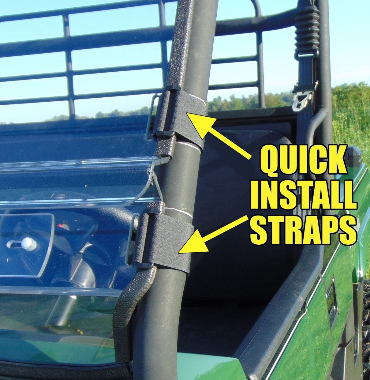 Kymco 500 - 2 Pc Scratch-Resistant Windshield