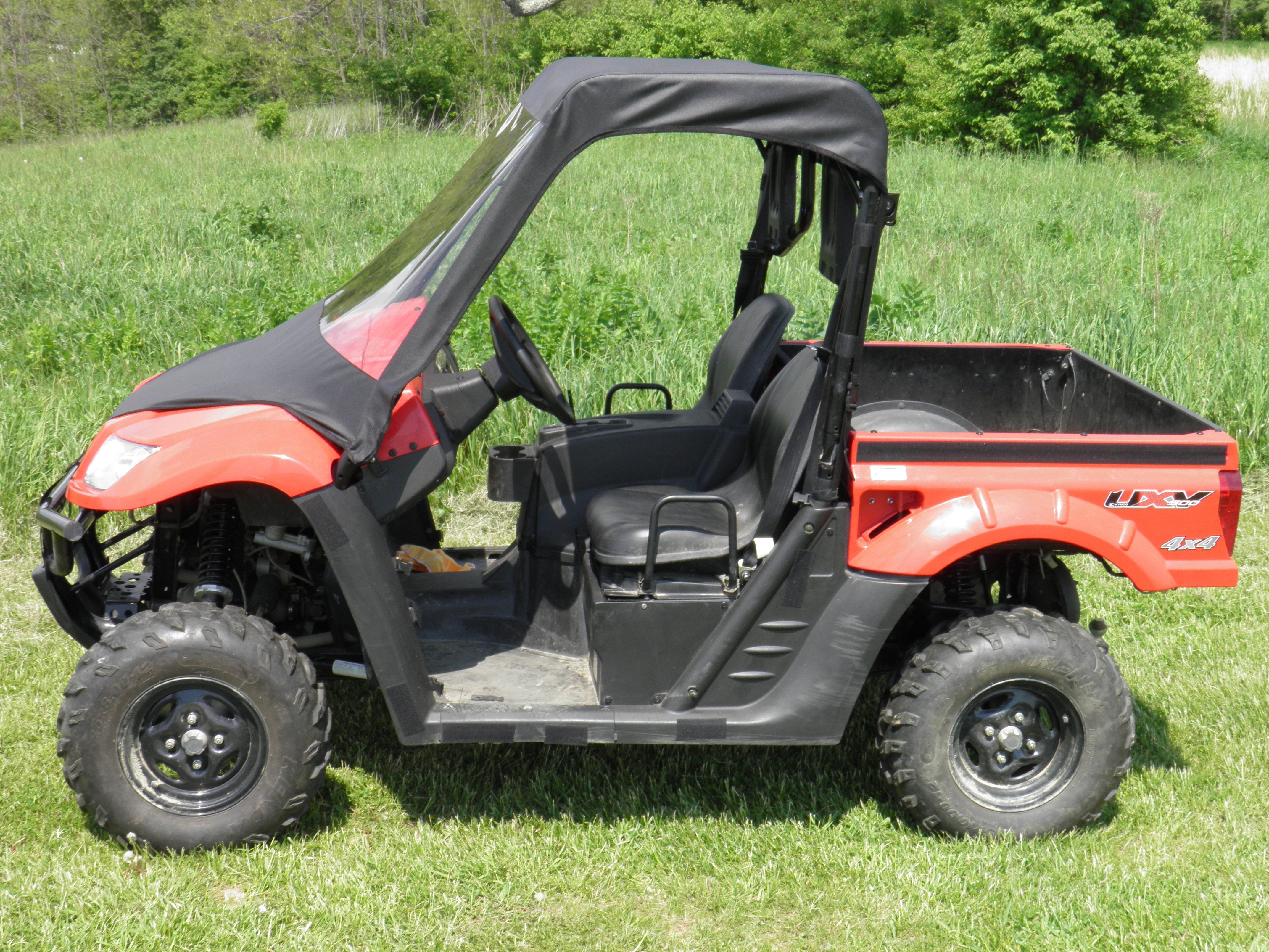 Kymco 500 - Vinyl Windshield/Top/Rear Combo