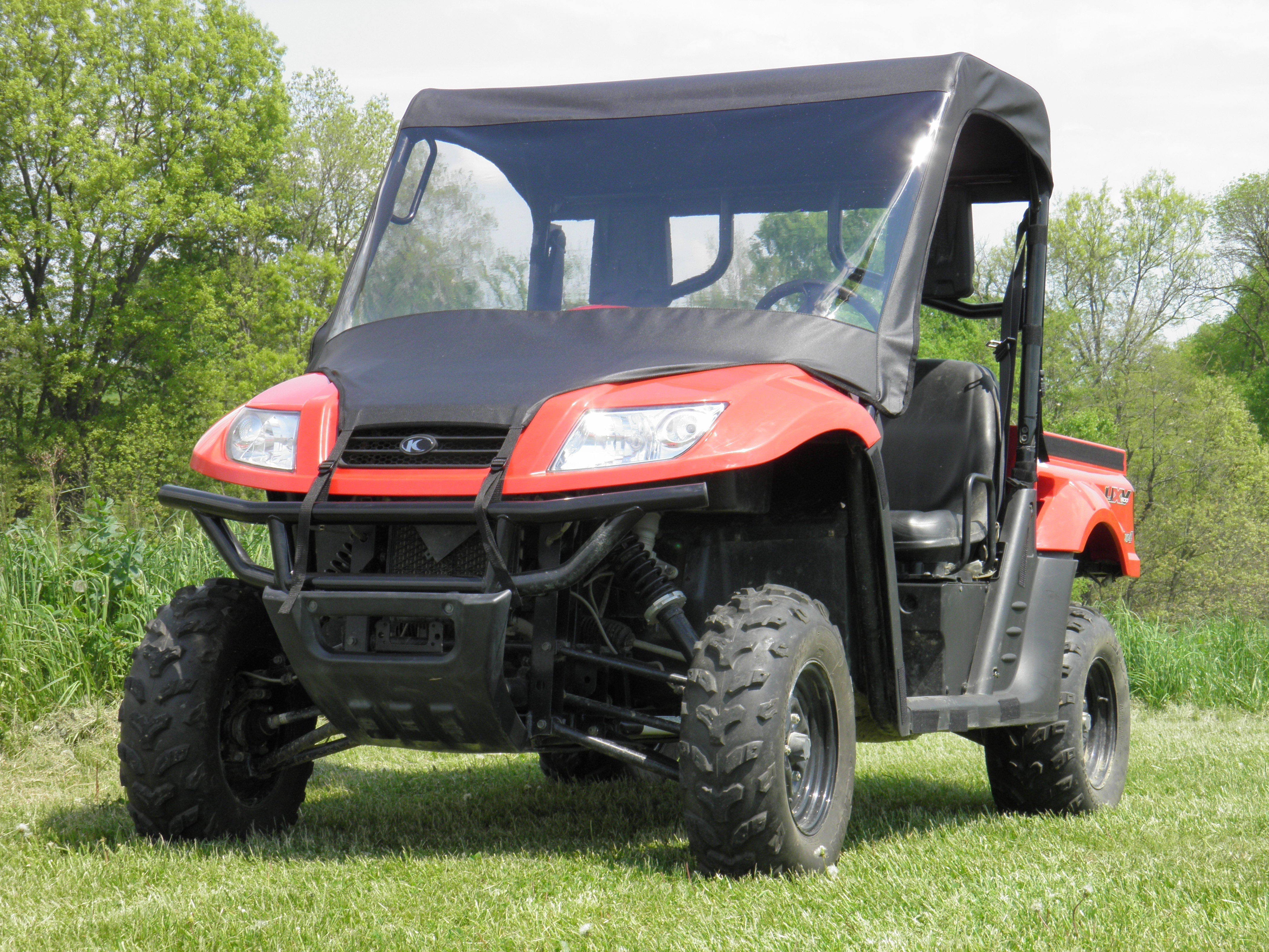 Kymco 500 - Vinyl Windshield/Top/Rear Combo