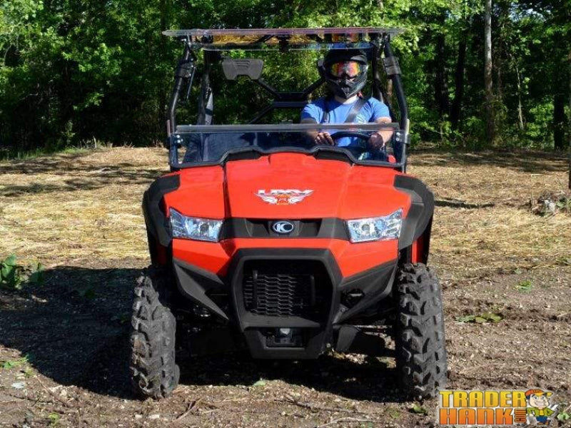 Kymco UXV 450 Scratch Resistant Flip Windshield | Free shipping