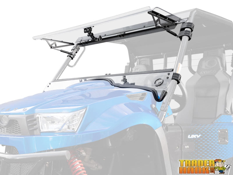 KYMCO UXV Scratch-Resistant Flip Windshield | Free shipping