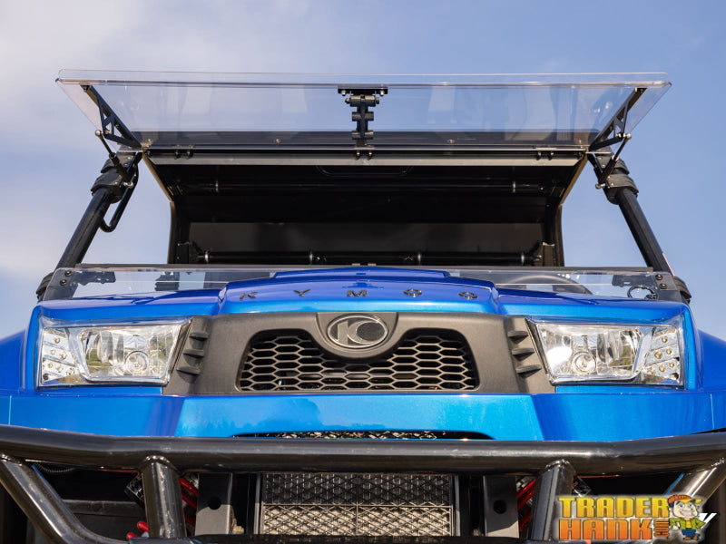KYMCO UXV Scratch-Resistant Flip Windshield | Free shipping